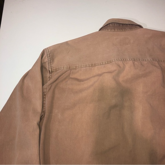 GRIP vintage Long Sleeve Button Up Mens Large salmon colour - Picture 7 of 11